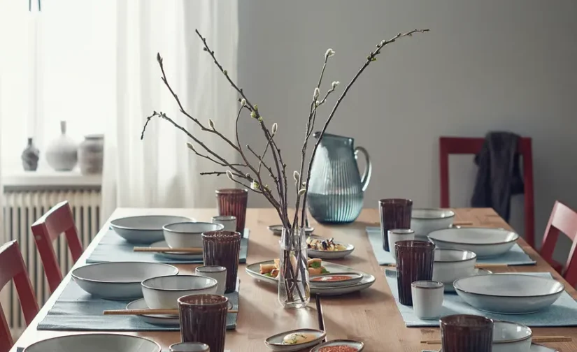 بشقاب گود خاکستری ۲۱ سانتی‌متری ایکیا مدل GLADELIG