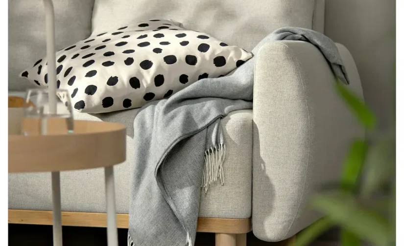 مبل تختخواب شو سه نفره بژ گانارد ایکیا مدل GRUNNARP