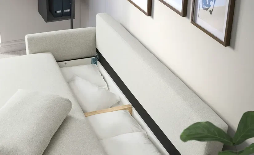 مبل تختخواب شو سه نفره بژ گانارد ایکیا مدل GRUNNARP