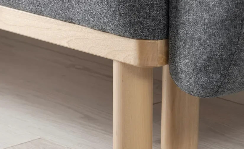 مبل تختخواب شو سه نفره رنگ خاکستری متوسط ایکیا مدل GRUNNARP