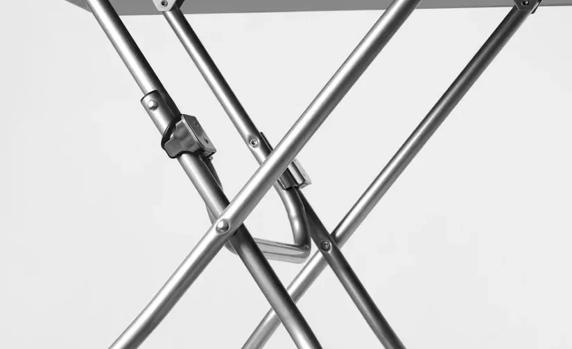 میز تاشو مشکی سایز ۶۷x۶۷ ایکیا مدل GUNDE