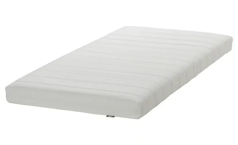 مبل تختخواب شو با ۳ کشو/۲ تشک، سفید سایز ۸۰x۲۰۰ ایکیا مدل HEMNES