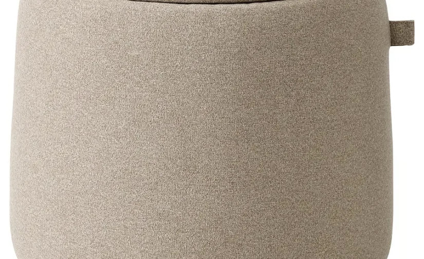 پاف با فضای ذخیره‌سازی/ رنگ تونروود بژ تیره ایکیا مدل JÄRRESTAD