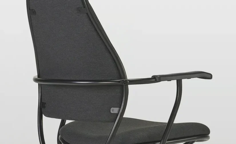 صندلی گیمینگ ویسل خاکستری تیره ایکیا مدل LÖPARBANA