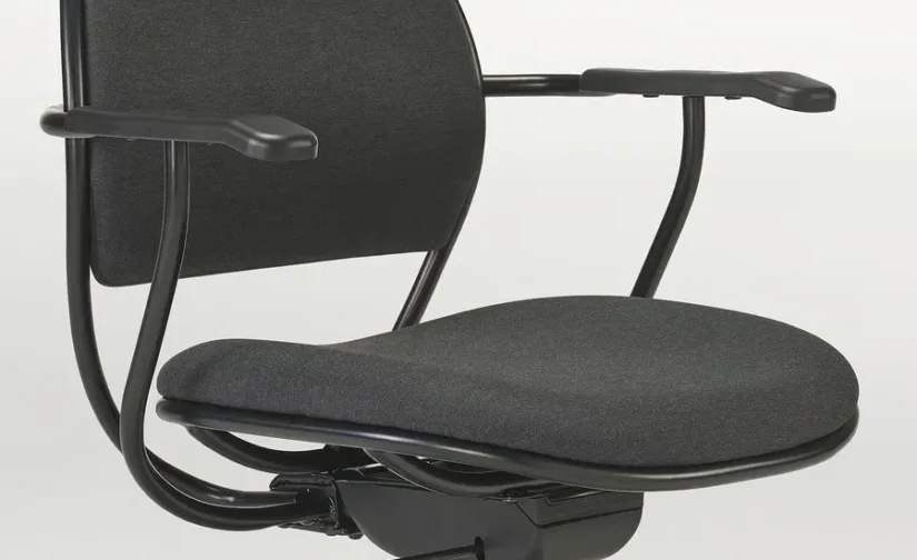 صندلی گیمینگ ویسل خاکستری تیره ایکیا مدل LÖPARBANA