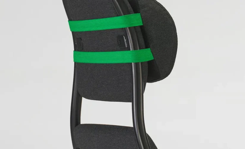 صندلی گیمینگ ویسل خاکستری تیره ایکیا مدل LÖPARBANA