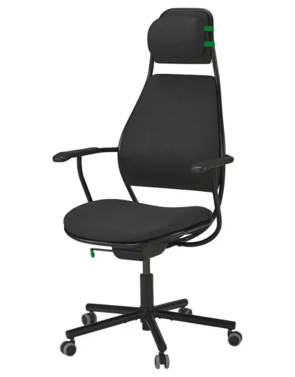 صندلی گیمینگ ویسل خاکستری تیره ایکیا مدل LÖPARBANA