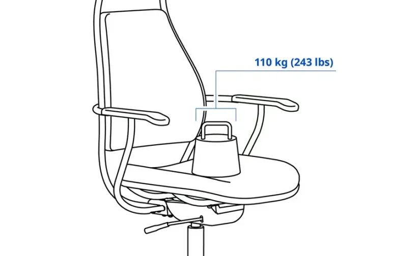 صندلی گیمینگ ویسل گرین ایکیا مدل LÖPARBANA