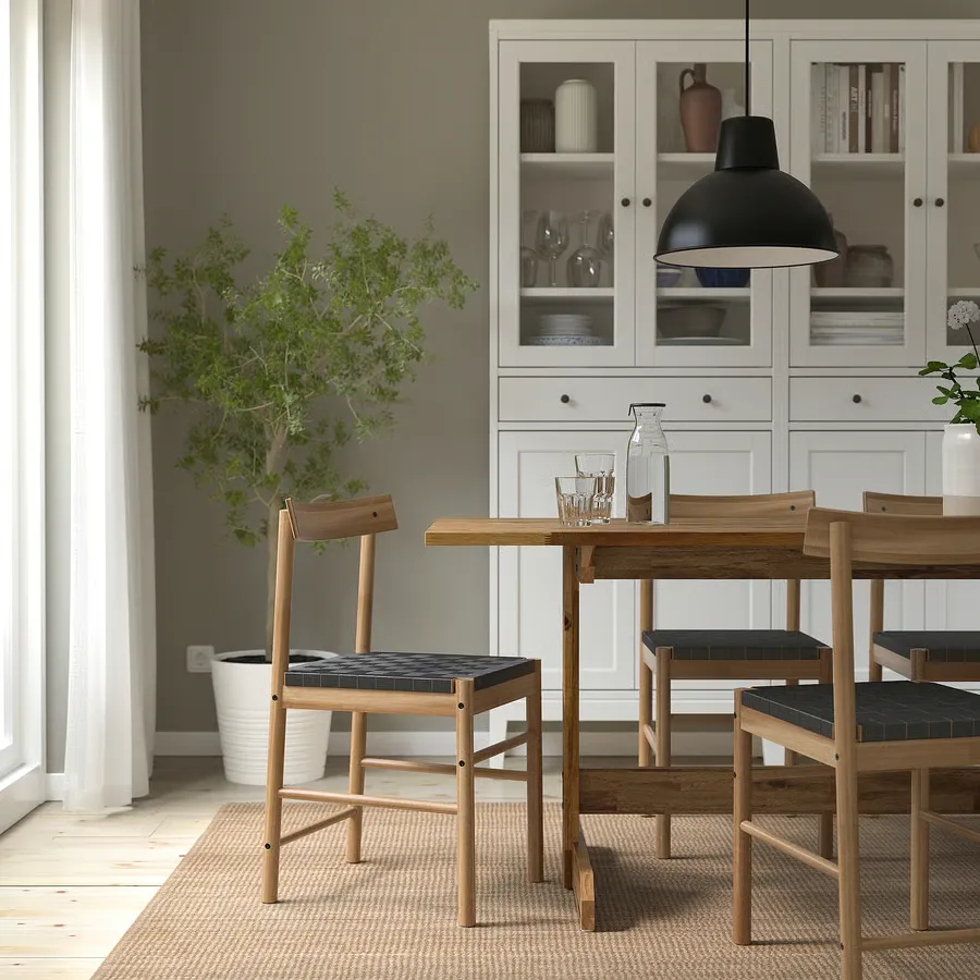 صندلی اقاقیا ایکیا مدل NACKANÄS