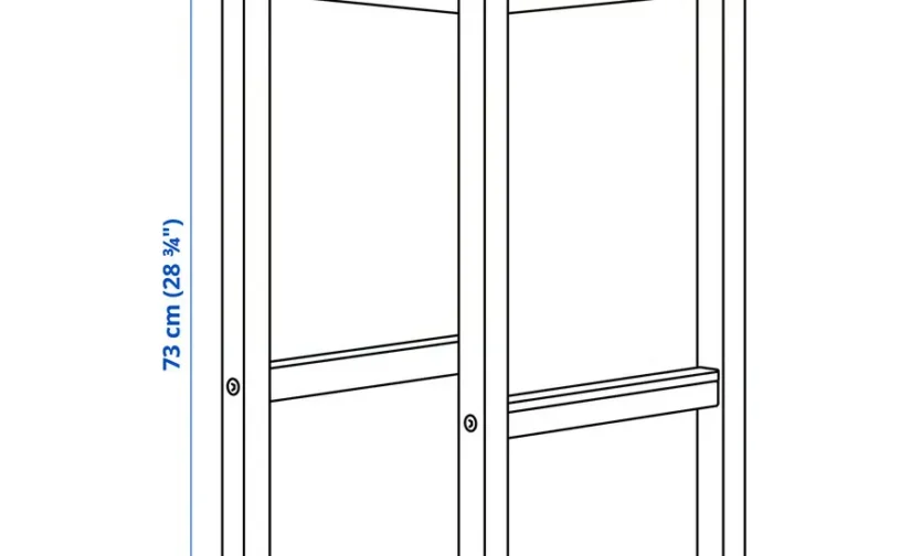 چهارپایه اوپن مخصوص فضای باز رنگ‌آمیزی قهوه‌ای روشن ایکیا مدل NÄMMARÖ