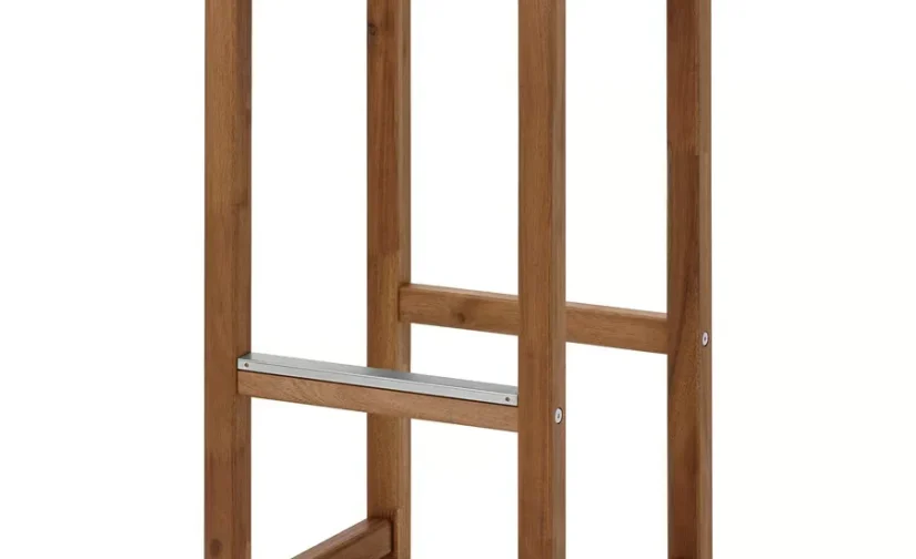 چهارپایه اوپن مخصوص فضای باز رنگ‌آمیزی قهوه‌ای روشن ایکیا مدل NÄMMARÖ