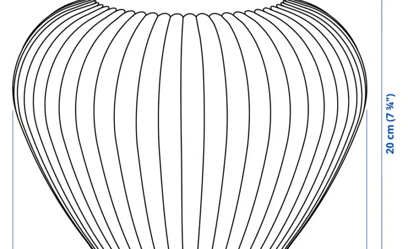 گلدان خاکستری-سبز ۲۰ سانتی‌متر ایکیا مدل PELARBJÖRK