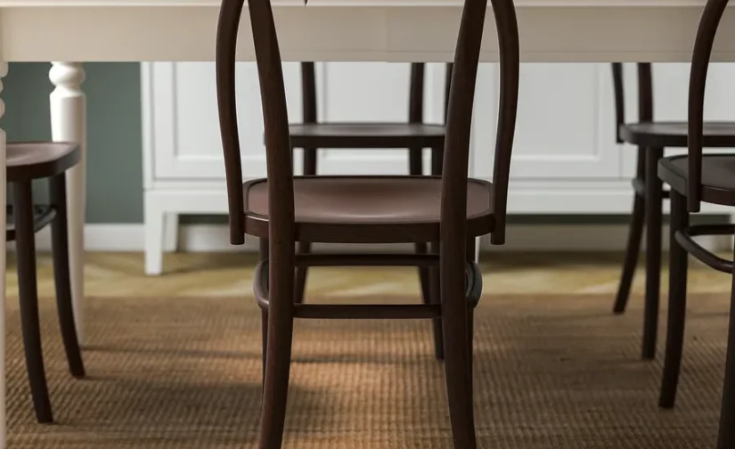 صندلی قهوه‌ای تیره ایکیا مدل SKOGSBO