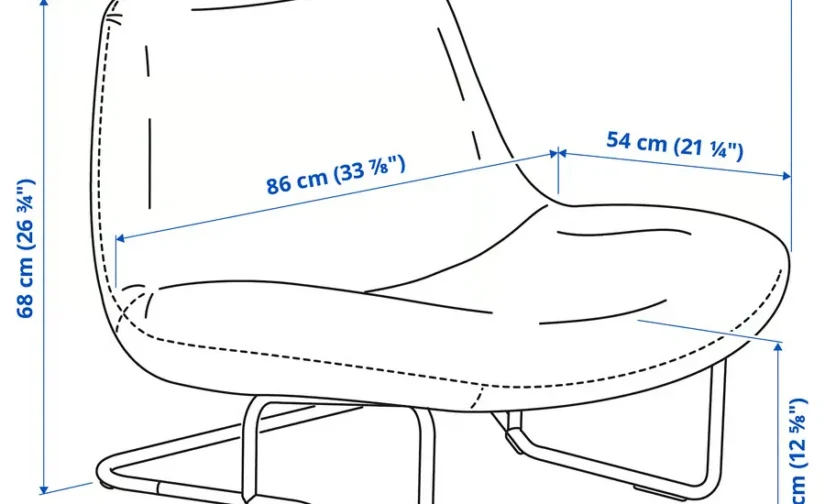 صندلی راحتی قرمز هاکبو ایکیا مدل SOTENÄS