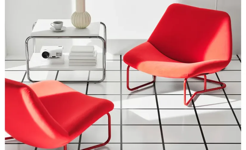 صندلی راحتی قرمز هاکبو ایکیا مدل SOTENÄS