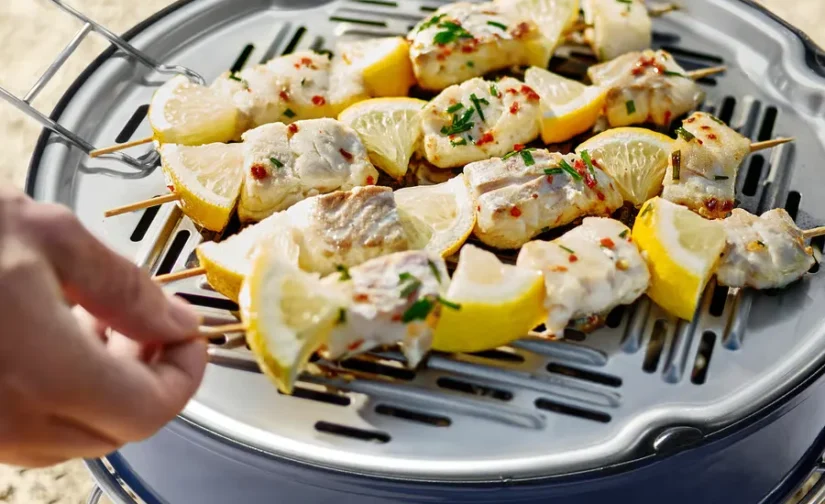 باربیکیو آبی زغالی ایکیا مدل STRANDÖN