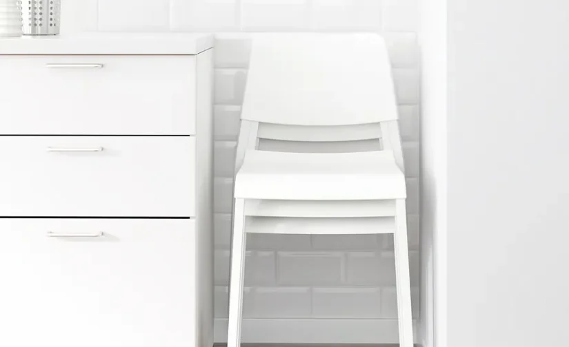 صندلی سفید ایکیا مدل TEODORES