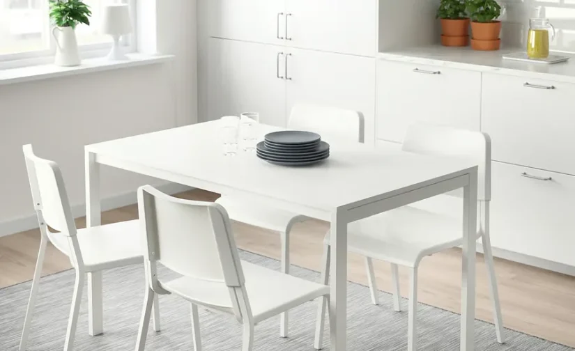 صندلی سفید ایکیا مدل TEODORES