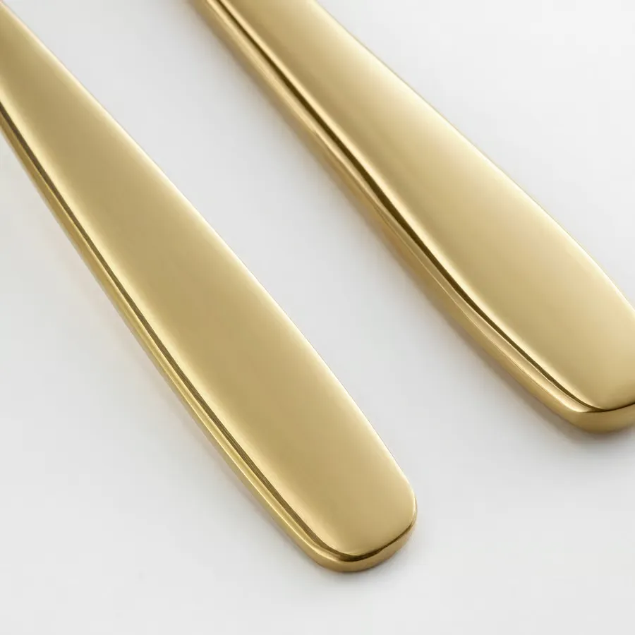 سرویس غذاخوری دو تکه رنگ برنجی ایکیا مدل TILLAGD