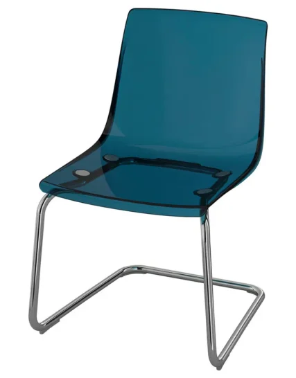 صندلی آبی/آبکاری کروم ایکیا مدل TOBIAS