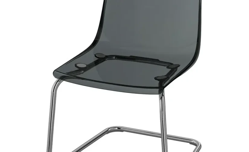 صندلی خاکستری/آبکاری کروم ایکیا مدل TOBIAS