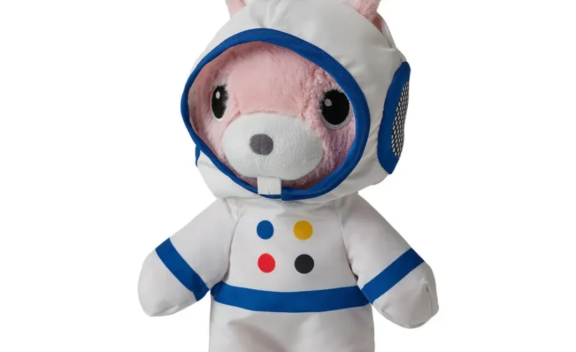اسباب‌بازی نرم با لباس فضانوردی خرگوش سایز ۲۸ ایکیا مدل AFTONSPARV