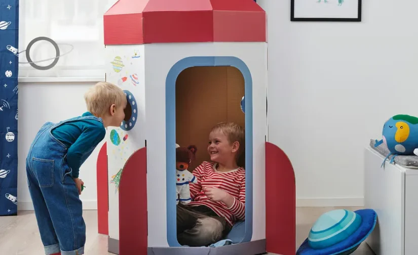 اسباب‌بازی نرم با لباس فضانوردی خرگوش سایز ۲۸ ایکیا مدل AFTONSPARV