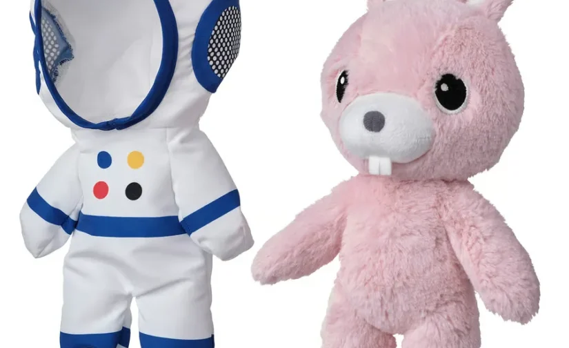 اسباب‌بازی نرم با لباس فضانوردی خرگوش سایز ۲۸ ایکیا مدل AFTONSPARV