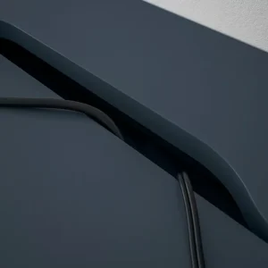میز تحریر مشکی/آبی سایز ۱۳۲x۵۸ ایکیا مدل ALEX