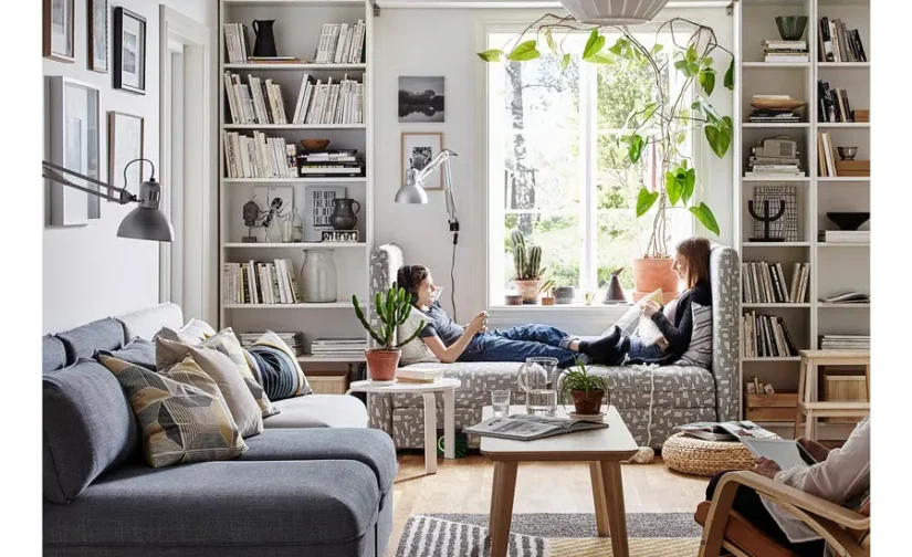 کتابخانه سفید سایز ۸۰x۲۸x۲۳۷ ایکیا مدل BILLY