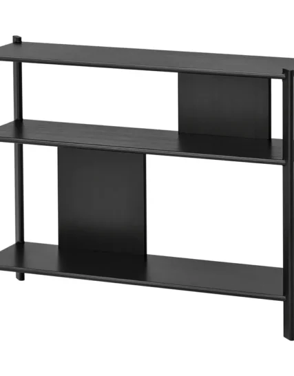 میز عسلی مشکی سایز 95x30 ایکیا مدل JÄTTESTA