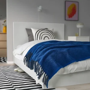 شال مبل آبی سایز ۱۳۰x۱۷۰ ایکیا مدل KLIPPOXEL