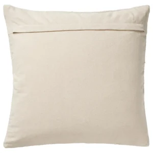 روکش کوسن بژ/مشکی ۵۰x۵۰ سانتی‌متر ایکیا مدل KUSTFLY