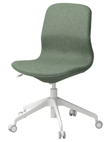 صندلی کنفرانس گونارد سبز-خاکستری/سفید ایکیا مدل LÅNGFJÄLL