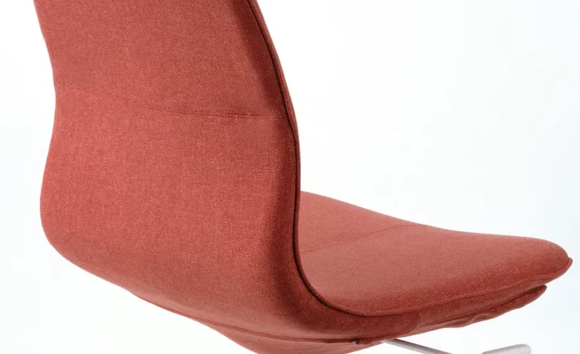 صندلی کنفرانس گونارد قرمز-نارنجی/سفید ایکیا مدل LÅNGFJÄLL