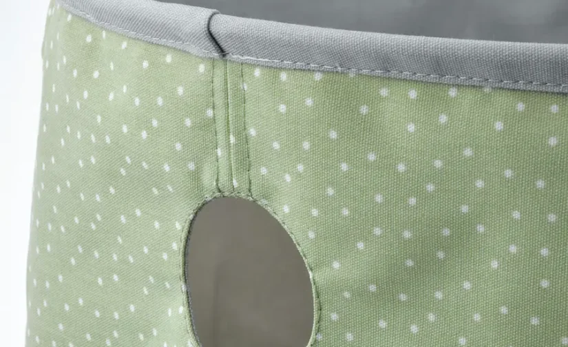 کیف نگهداری کودک سبز خال‌خالی/خاکستری روشن ایکیا مدل LEN