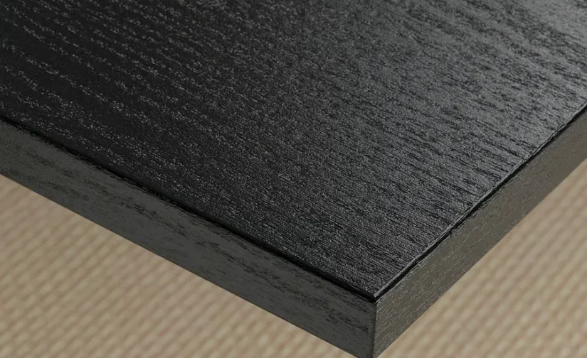 میز تحریر روکش خاکستری لکهدار مشکی سفید سایز ۱۶۰x۸۰ ایکیا مدل MITTZON