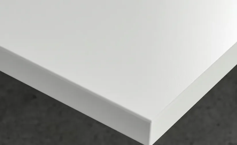 میز تحریر سفید سایز ۱۶۰x۸۰ ایکیا مدل MITTZON