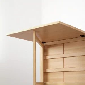 میز پایه بلند چوب توس سایز 26/89/152x80 ایکیا مدل NORDEN