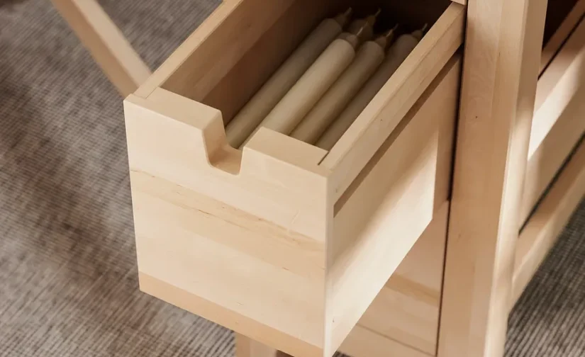 میز پایه بلند چوب توس سایز 26/89/152x80 ایکیا مدل NORDEN