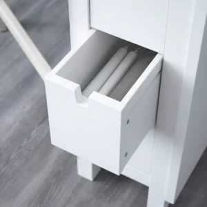 میز پایه بلند سفید سایز 26/89/152×80 ایکیا مدل NORDEN