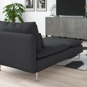 مبل راحتی رنگ خاکستری تیره ایکیا مدل SÖDERHAMN