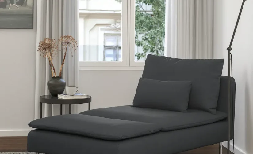 مبل راحتی رنگ خاکستری تیره ایکیا مدل SÖDERHAMN