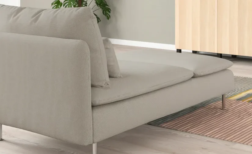 مبل راحتی رنگ بژ روشن Fridtuna ایکیا مدل SÖDERHAMN