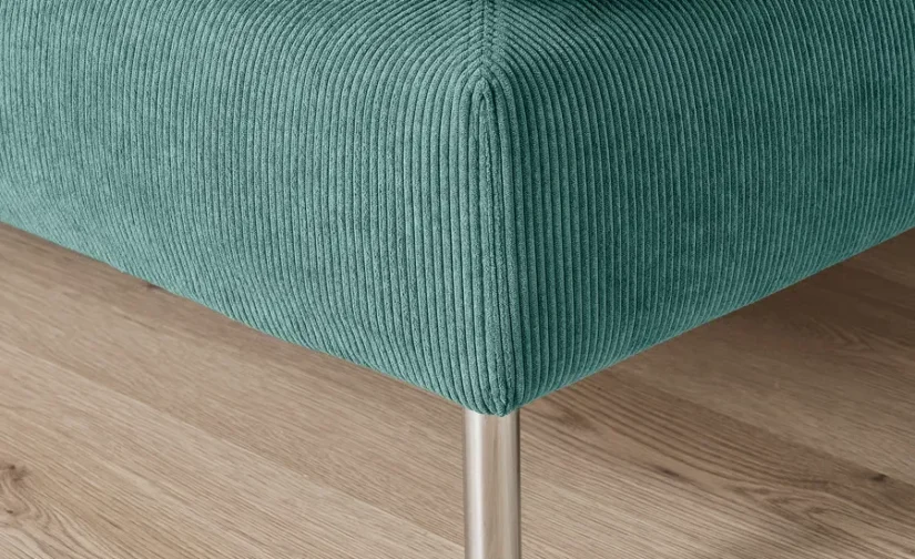 مبل راحتی رنگ خاکستری-فیروزهای ایکیا مدل SÖDERHAMN