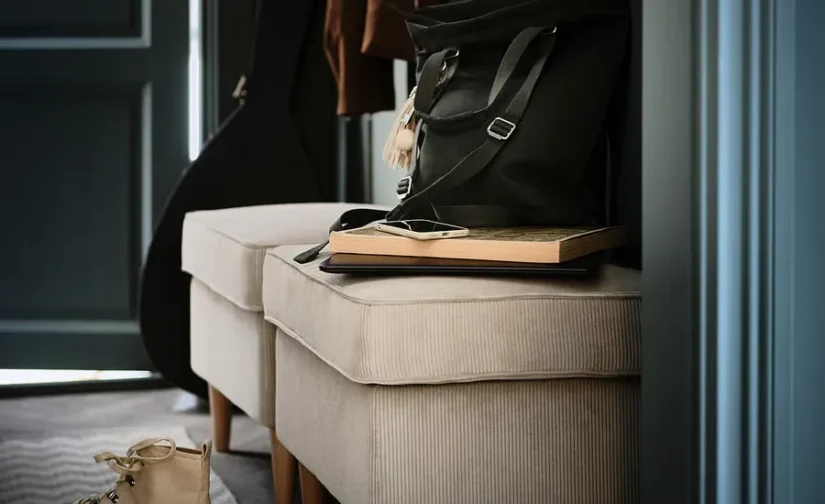 زیرپایی مبل بژ ایکیا مدل STRANDMON