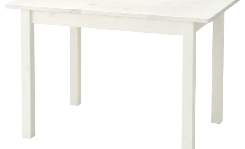 میز کودک سفید سایز ۷۶x۵۰ ایکیا مدل SUNDVIK