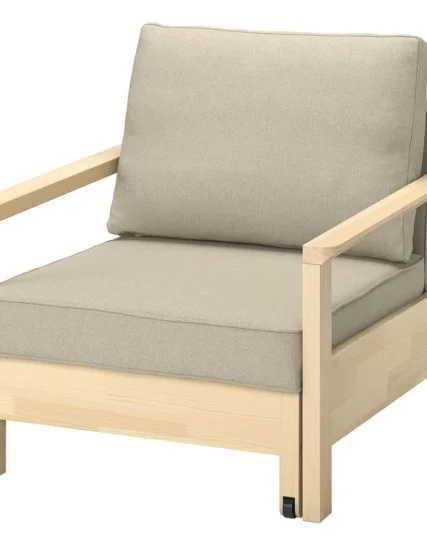 مبل راحتی-تخت‌خواب‌شو بژ/کاج ناگن ایکیا مدل TORNSBORG