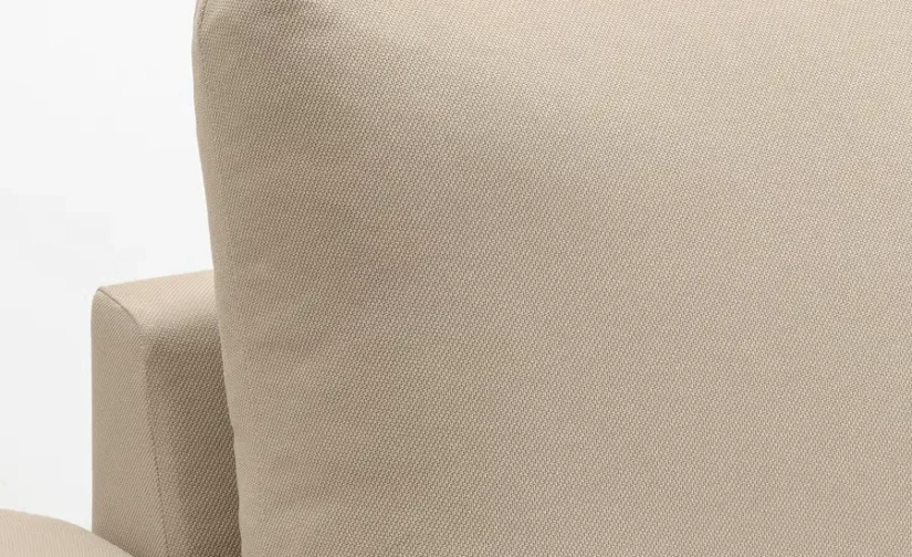 مبل تختخواب شو دو نفره با دسته‌های پهن / بژ هالارپ ایکیا مدل VIMLE