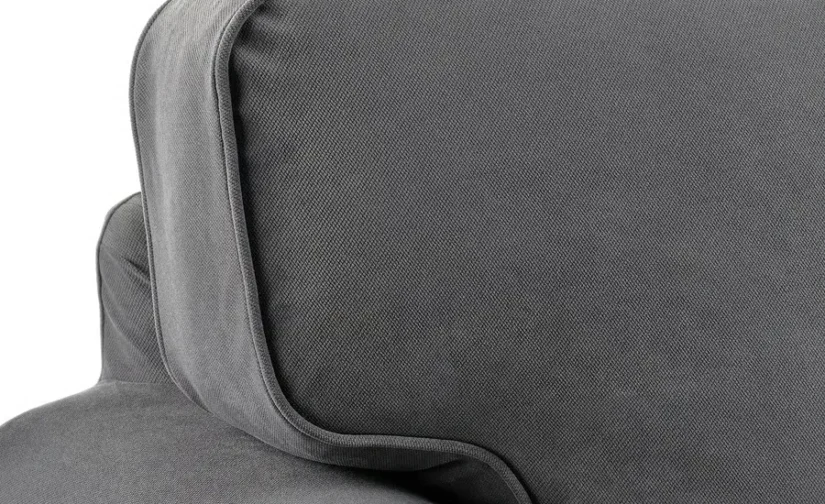 مبل راحتی سه نفره به همراه کاناپه راحتی خاکستری تیره هاکبو ایکیا مدل EKTORP